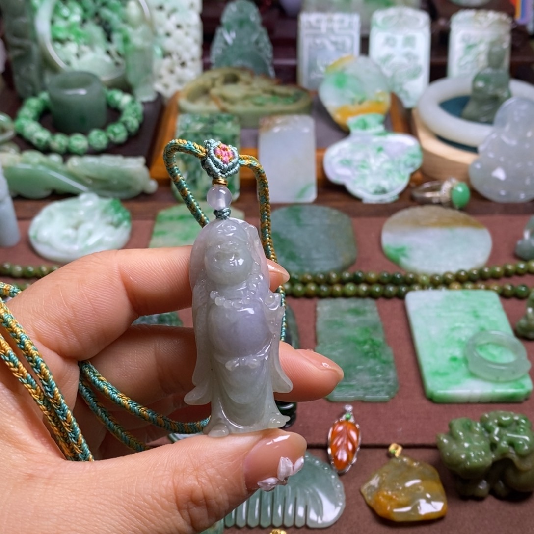 吕***）翡翠未镶嵌挂件111111111111111