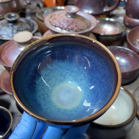 茶盏建阳建盏微瑕束口