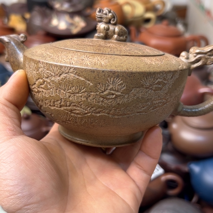 紫砂茶壶紫砂壶壶身起痘