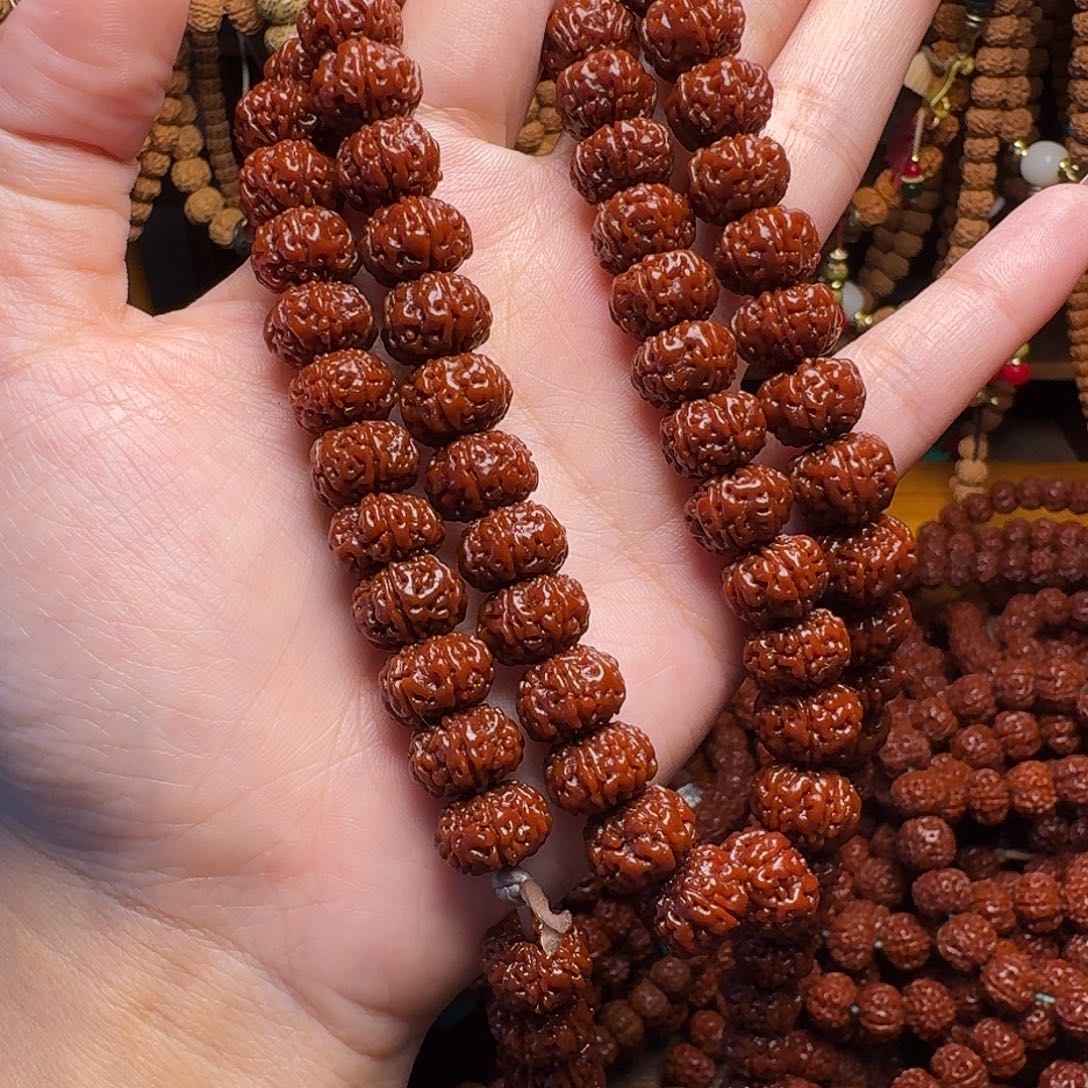 仰***空吊坠金刚菩提11mm双圈手串