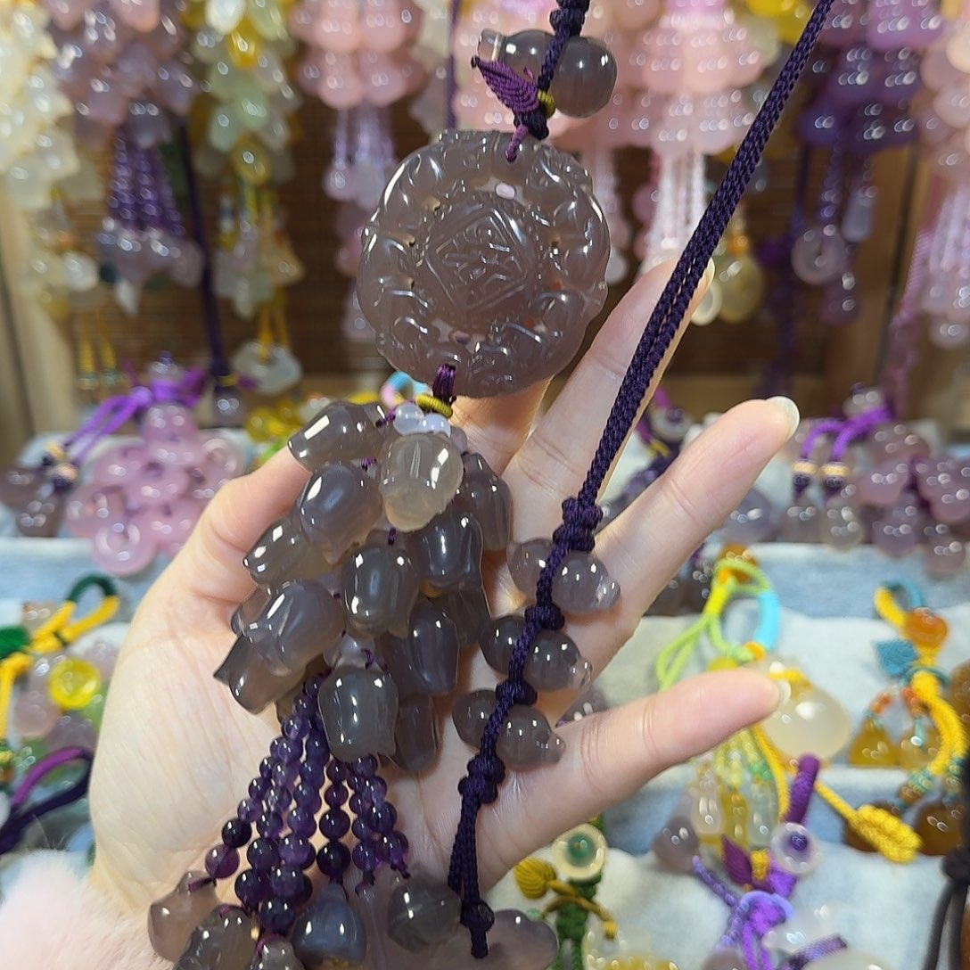 糖***╮玛瑙/玉髓未镶嵌汽车挂件