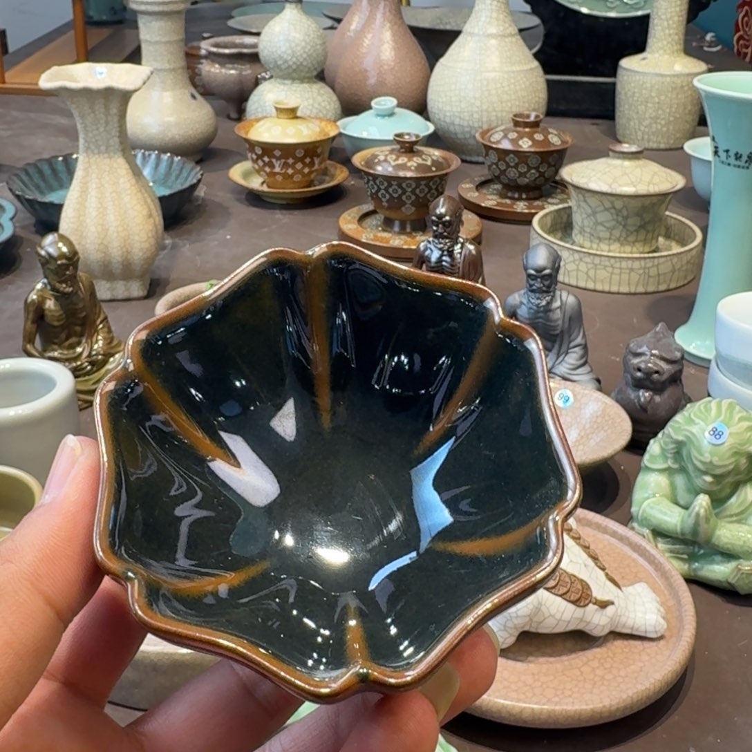龙泉青瓷茶具微瑕