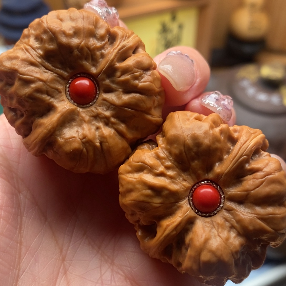 把件文玩核桃39尺寸蛤蟆头