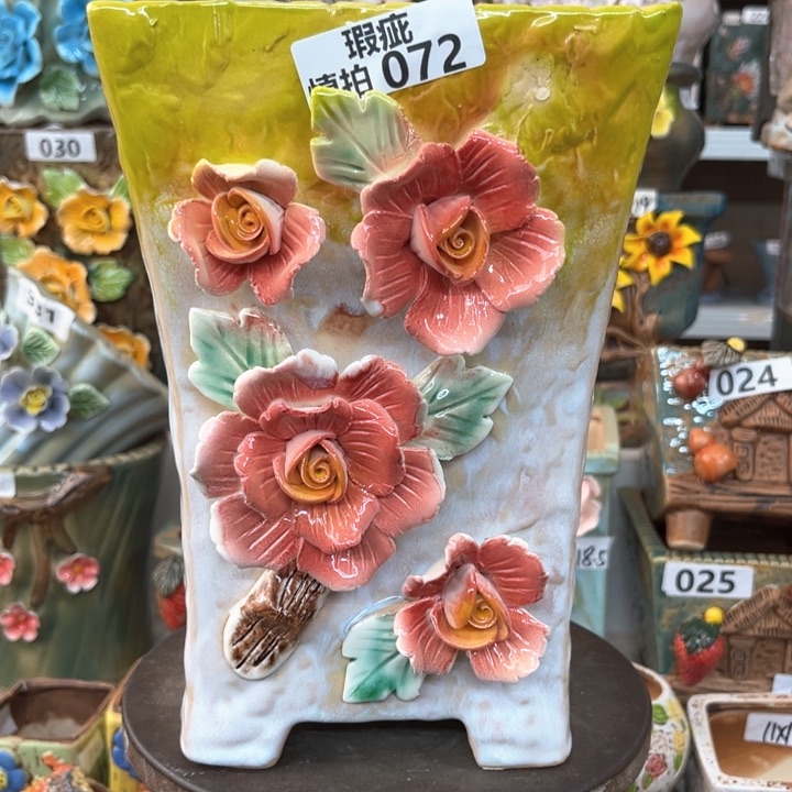 紫砂花盆粗陶材质多肉花盆072