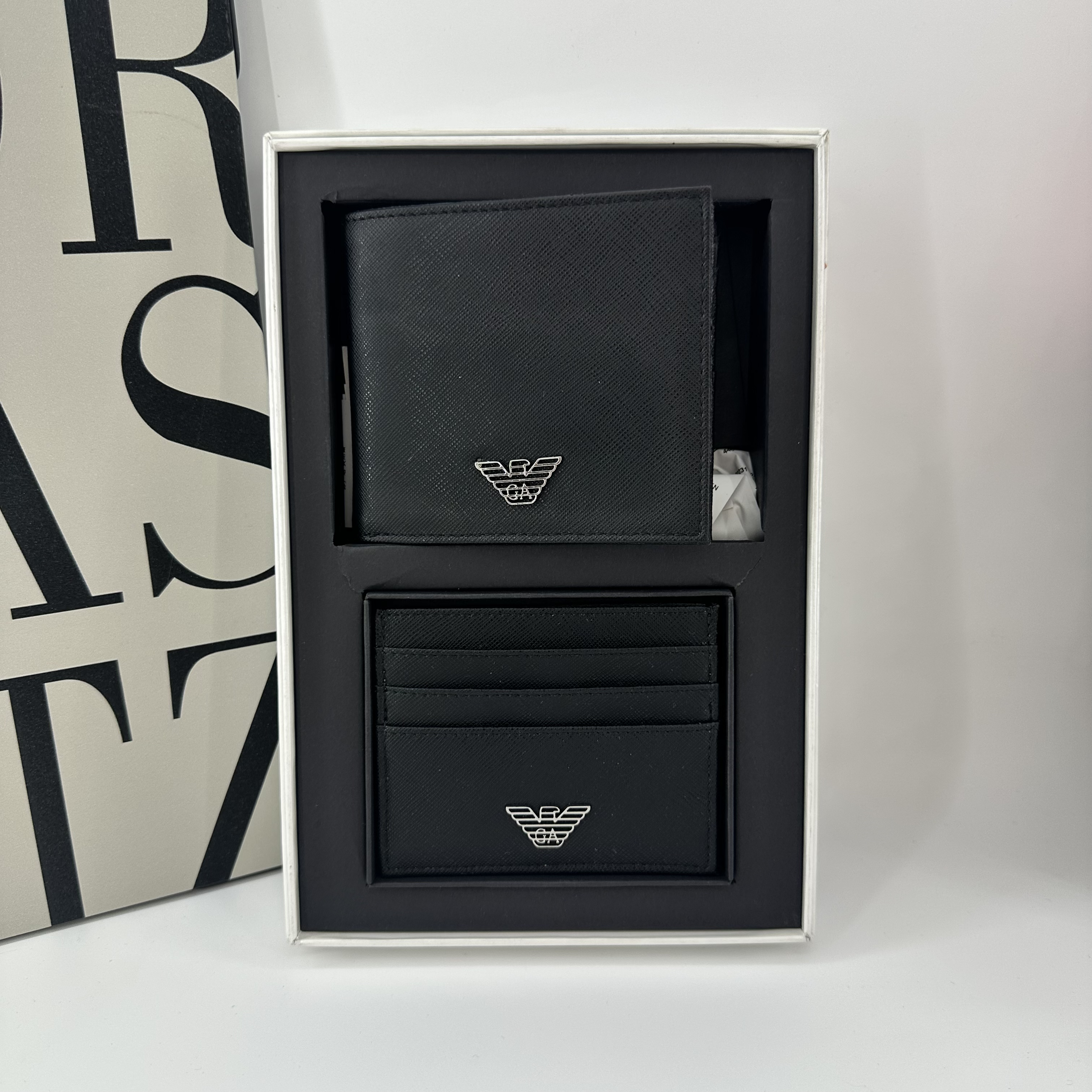 95新 AX ARMANI EXCHANGE/阿玛尼 阿玛尼钱包卡包二合一