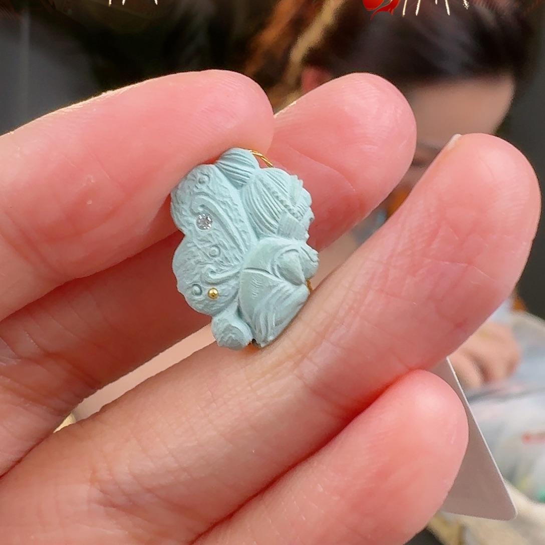 绿松石珠宝奇石未镶嵌