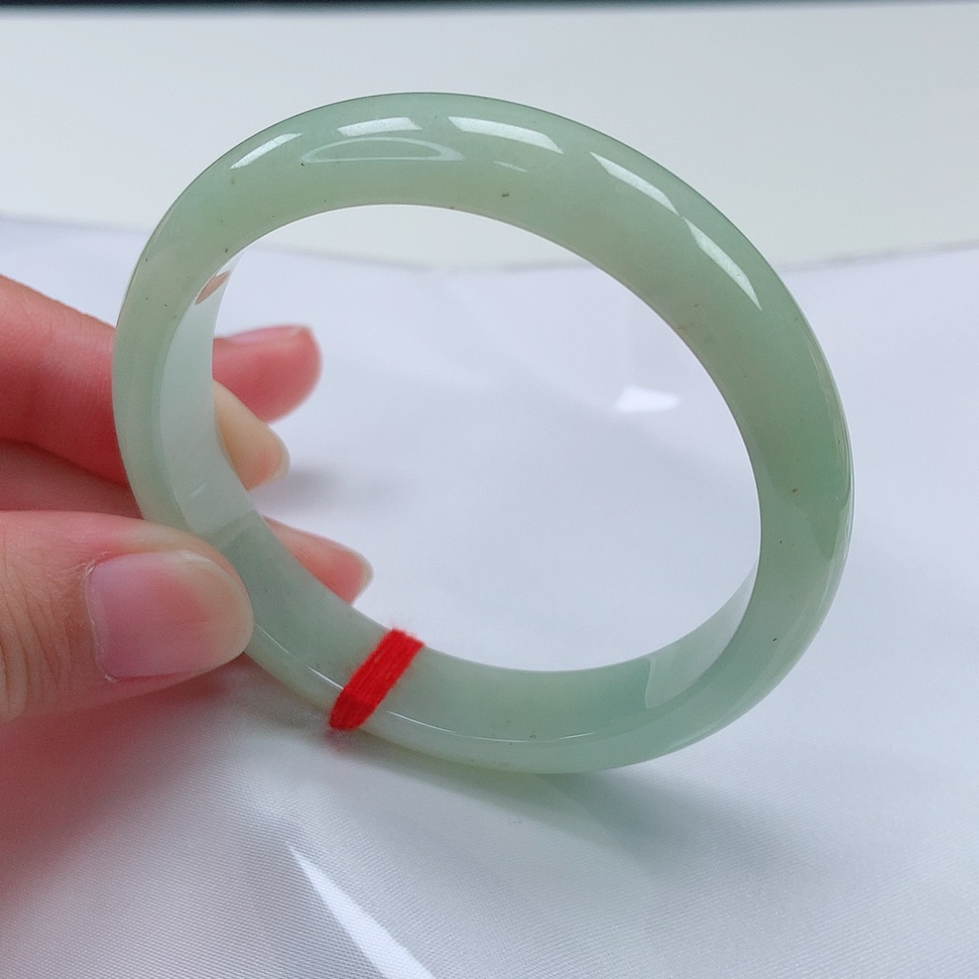 翡翠手镯未镶嵌53正圈