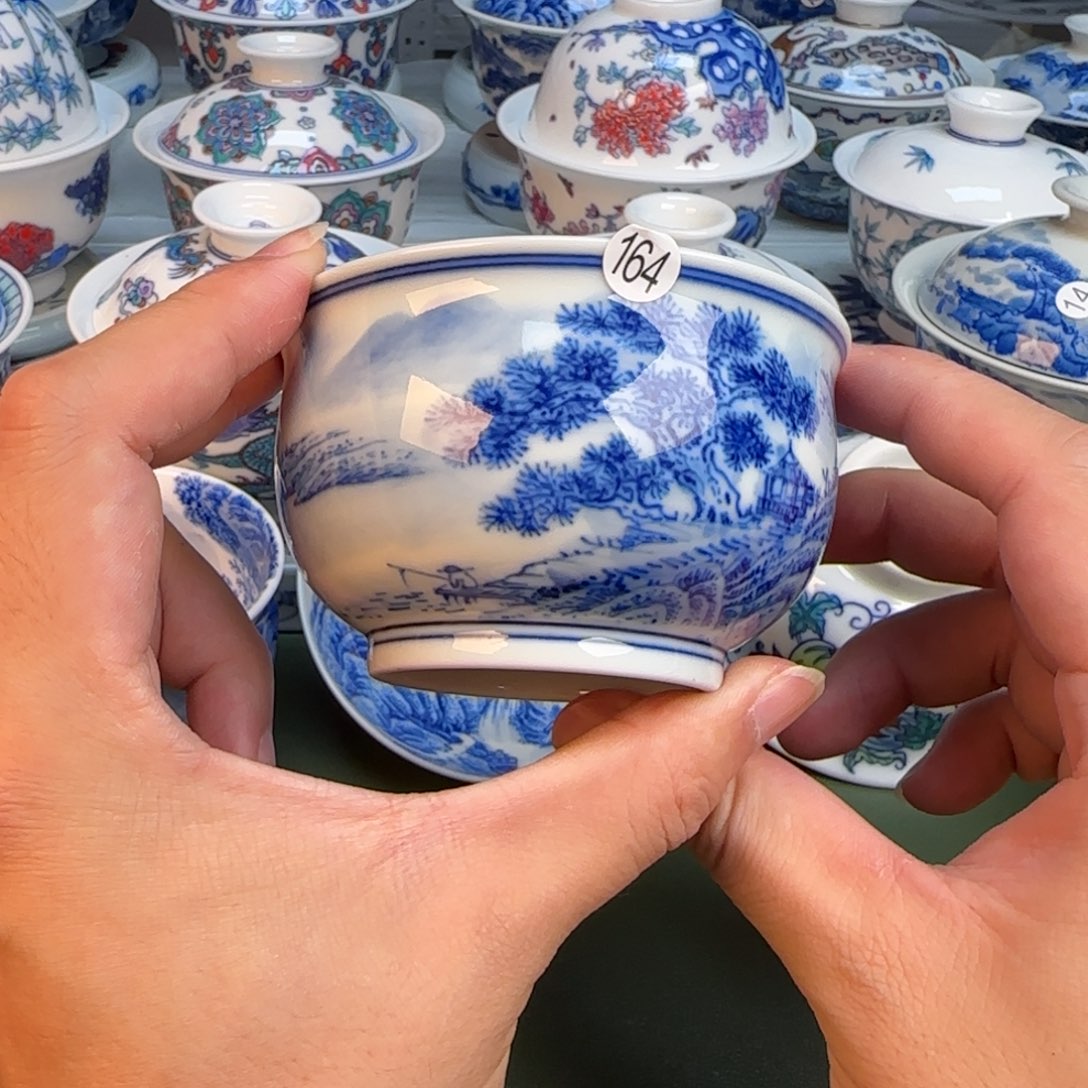 彦祖纯手工手绘茶具164