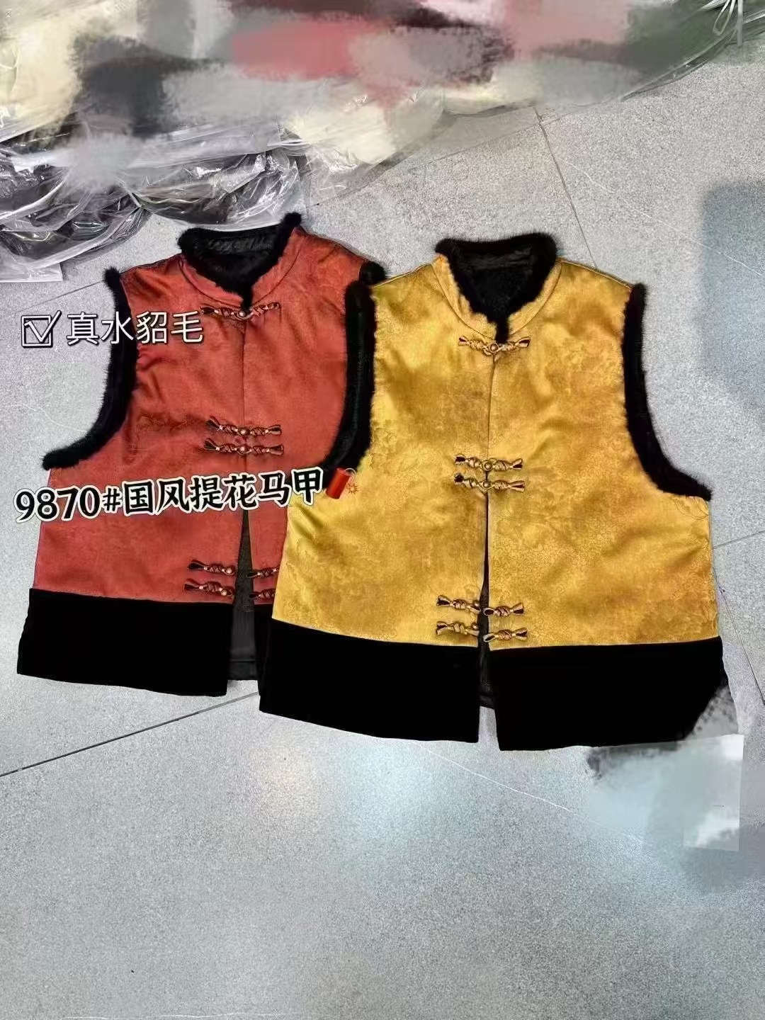 88280国风款棉马夹