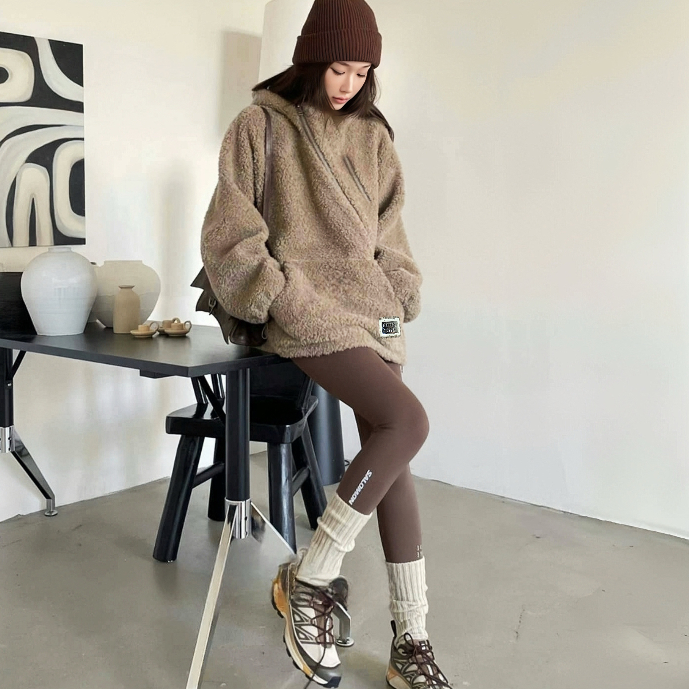 2099你手中的轻奢单品 是品味与质感得完美交融 颗粒加绒加厚卫衣