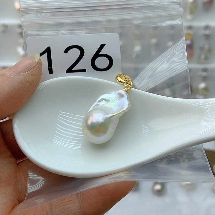 淡水珍珠颈饰银S925镶嵌