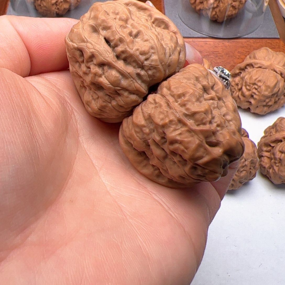 文玩核桃把件蛤蟆34丽