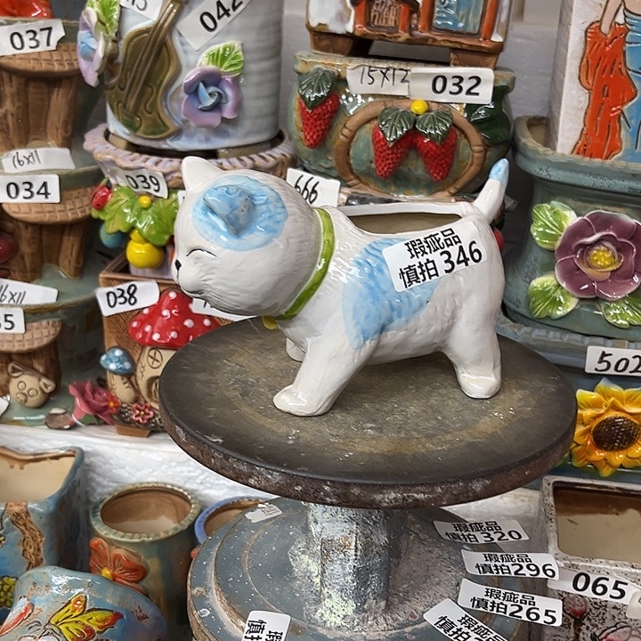 粗陶材质多肉花盆