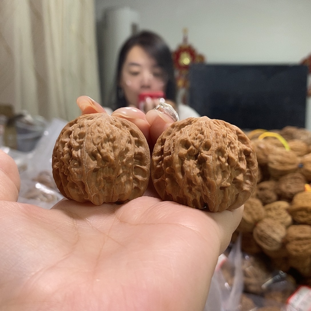 把件文玩核桃40磨盘