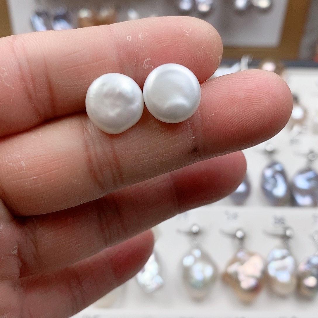 淡水珍珠颈饰银S925镶嵌