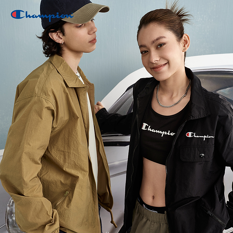 【美式翻领夹克】冠军25春夏新品运动时尚潮流百搭户外欧若动感风