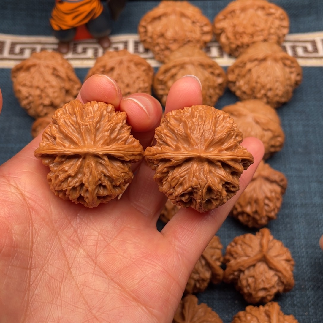 文玩核桃把件38精品球苹果