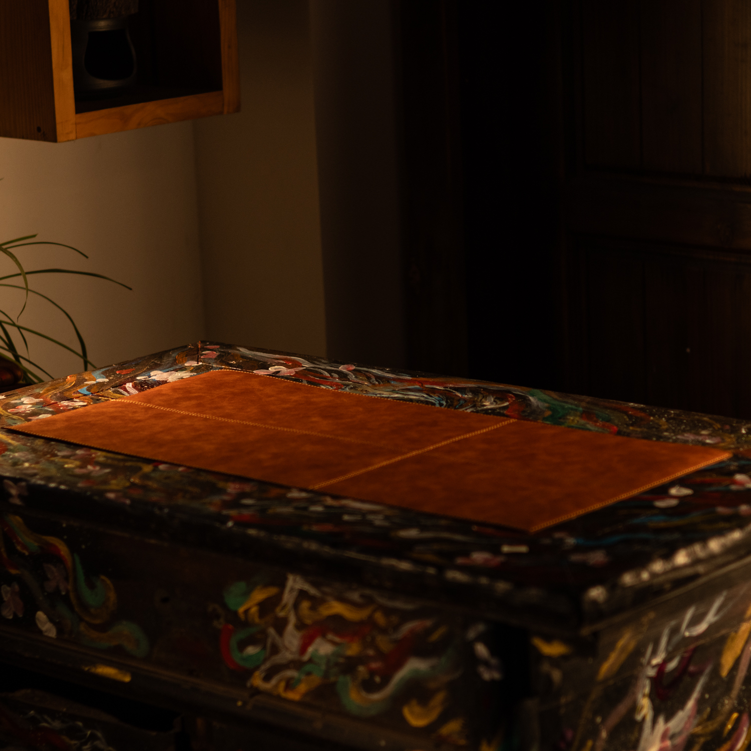 长茶席 防水双面皮茶席 双面用创意手工茶道 福袋