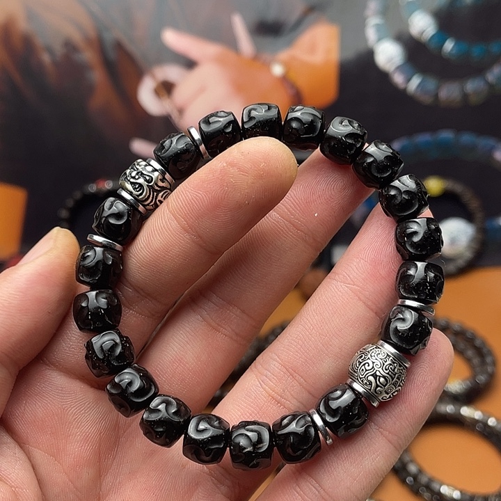 手串椰蒂10✖️9黑金吞金兽貔貅
