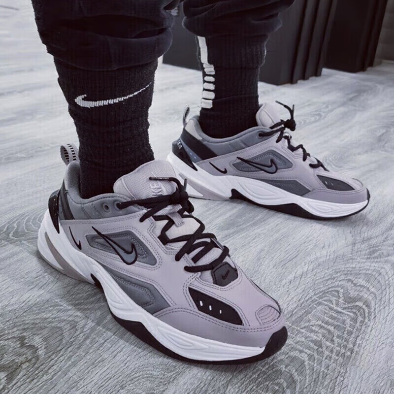 NIKE耐克男子M K TEKNO老爹鞋复古厚底休闲鞋AV4789-007