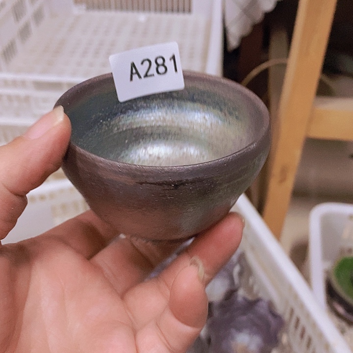 紫砂茶杯柴烧纯手工281