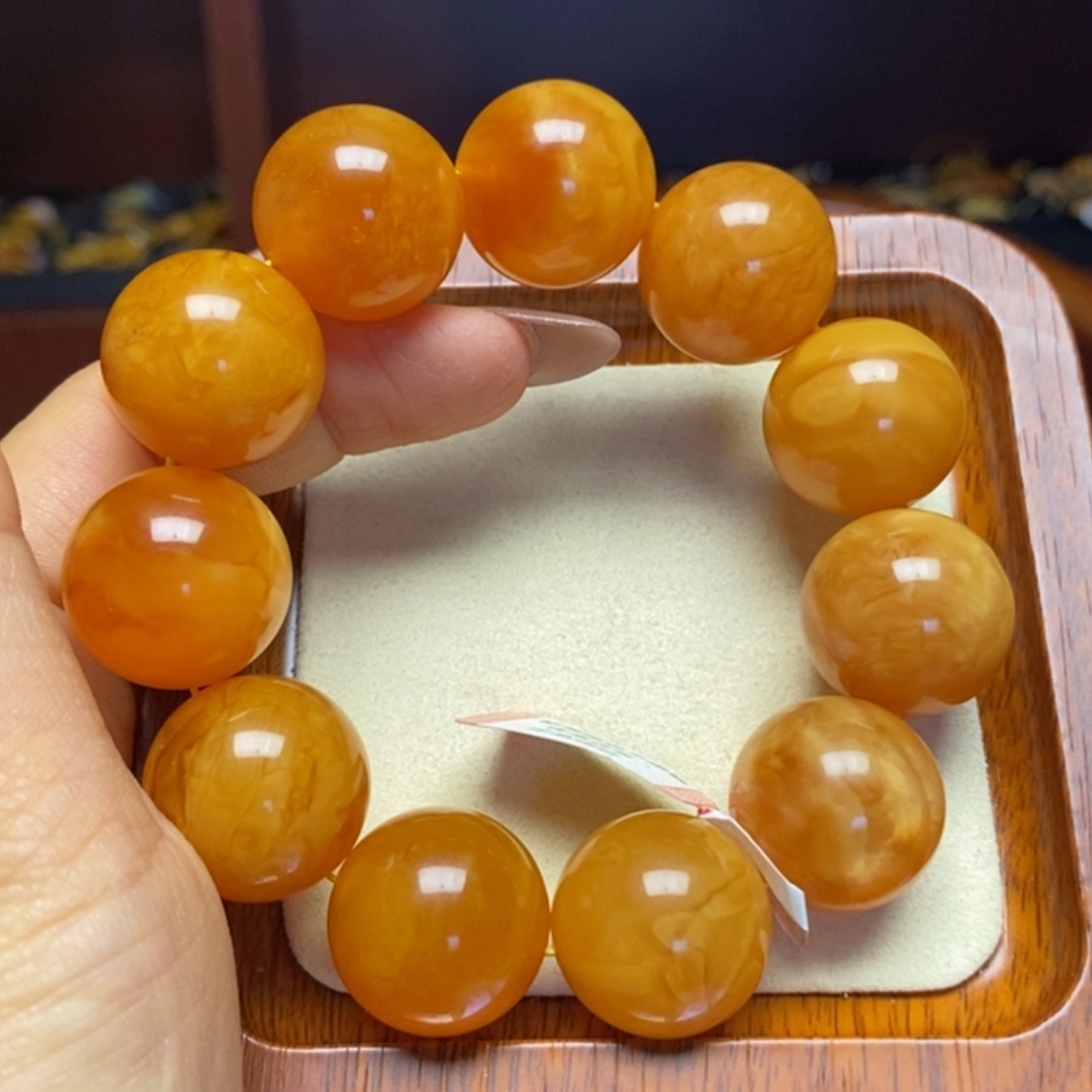 【闪购商品】蜜蜡手链未镶嵌手串