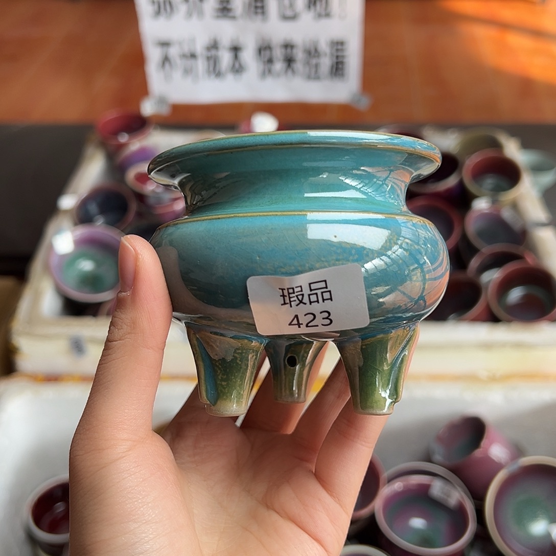 陶摆件窑口自销原矿钧瓷