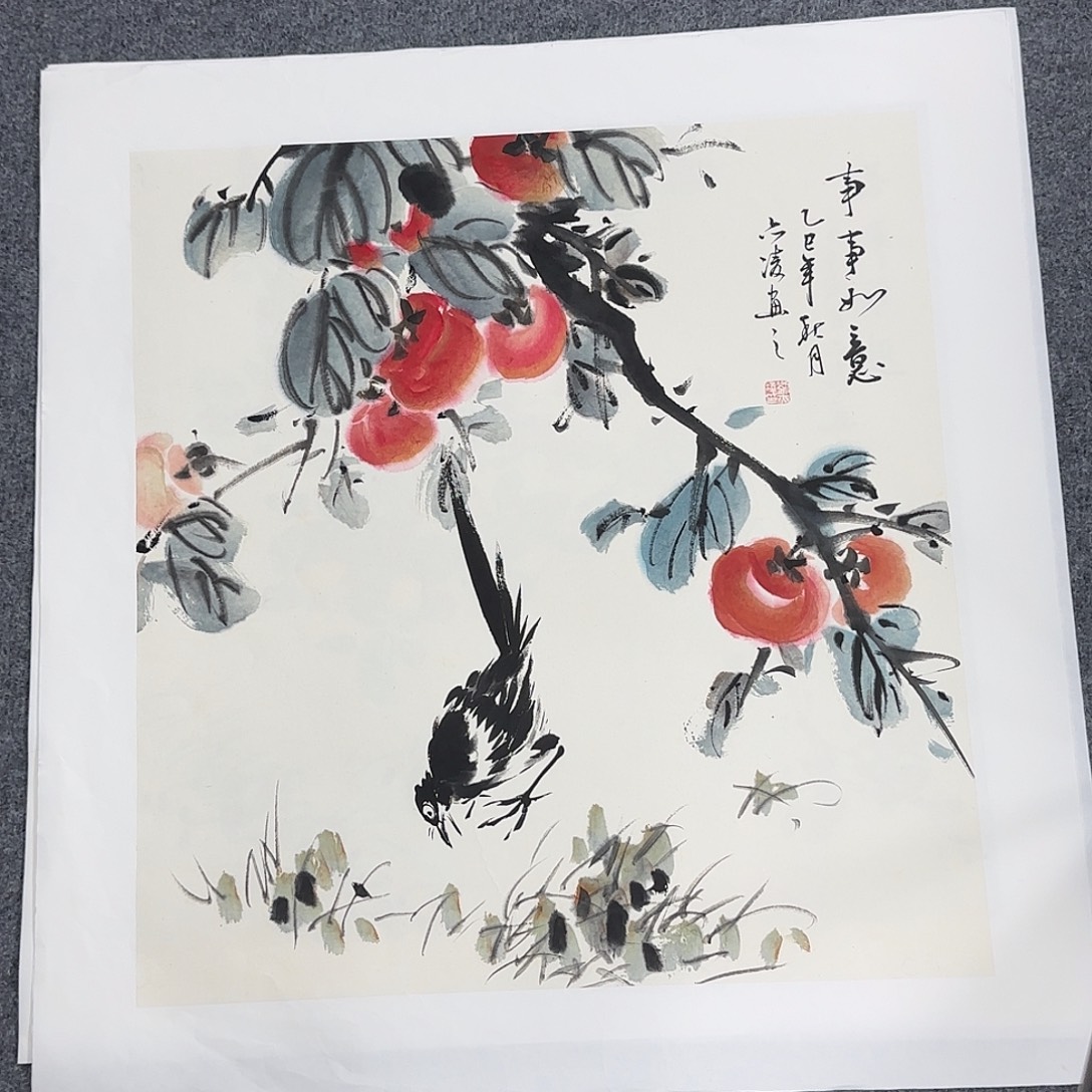 国画50*50纯手绘刘亦凌