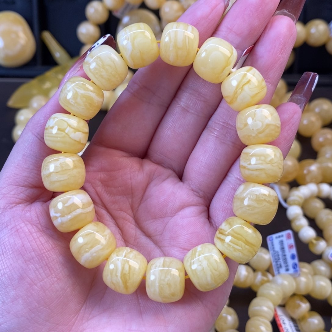 未镶嵌蜜蜡裸石这****冷满蜡虎皮妖花13