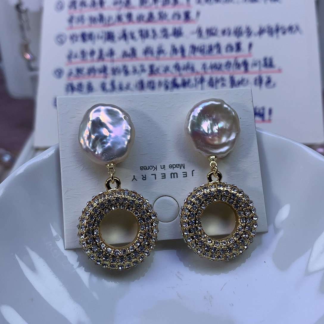 非金属合金特价耳饰4652