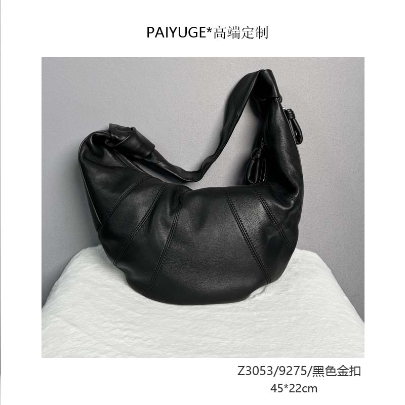 Z3053/9275/黑色 高端订制手工蜡线女士单肩斜挎手提包671孤品