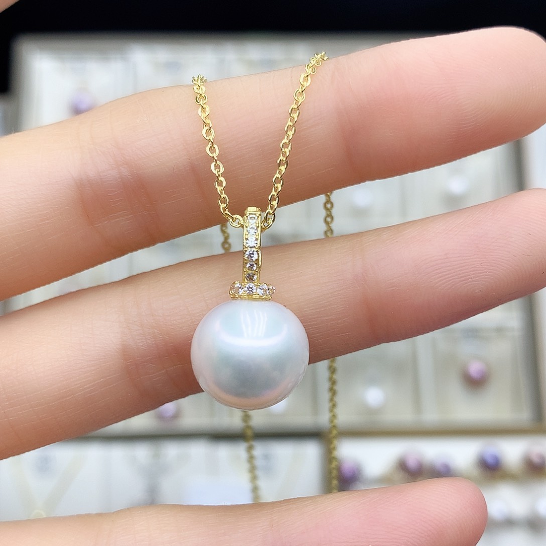 淡水珍珠颈饰合金