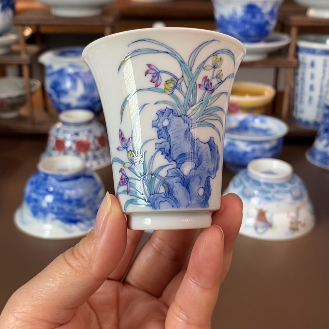 景德镇陶瓷手工手绘