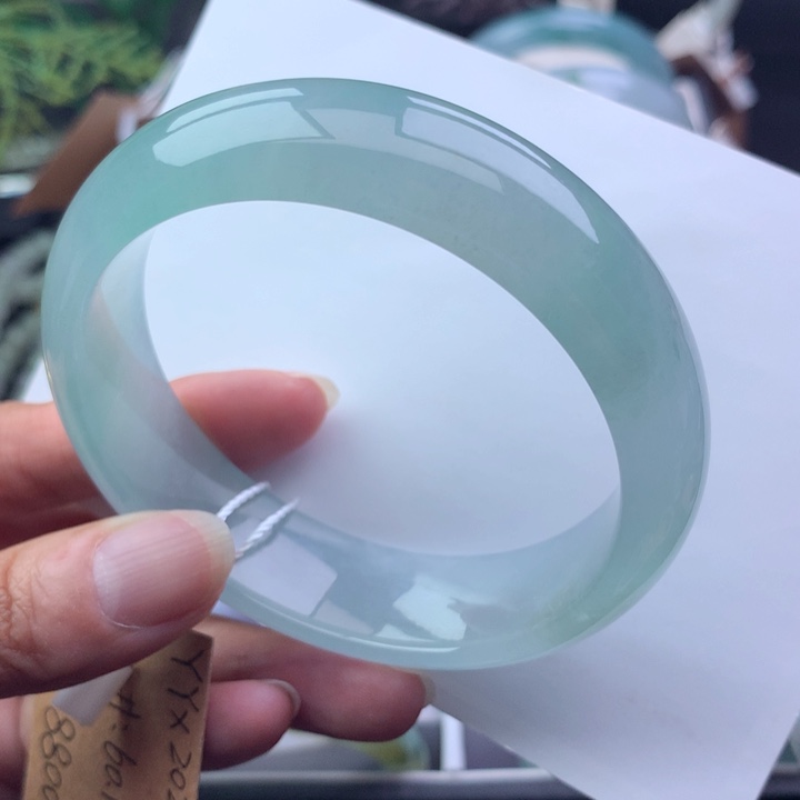 翡翠未镶嵌手镯天然翡翠手镯