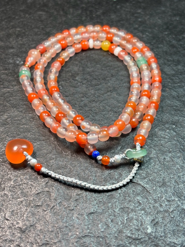 保山纯天然南红手链毛衣链