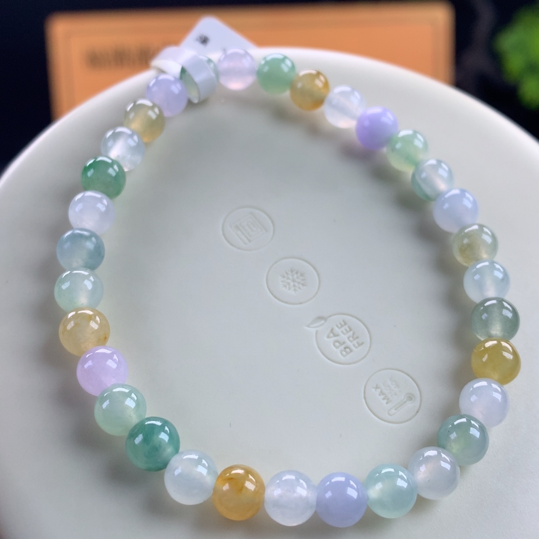 翡翠未镶嵌手链卡5.8