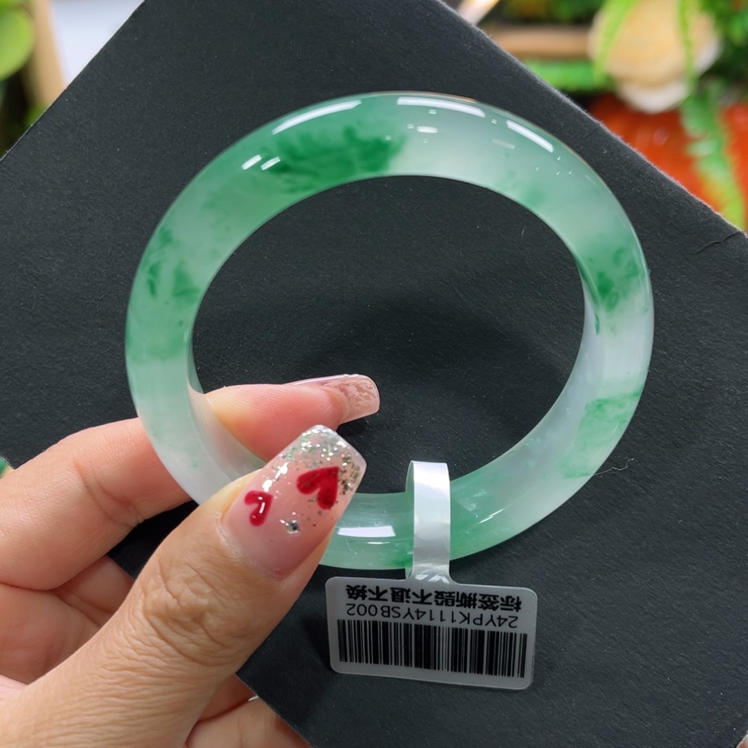 石英质玉手镯未镶嵌➕周周55.4