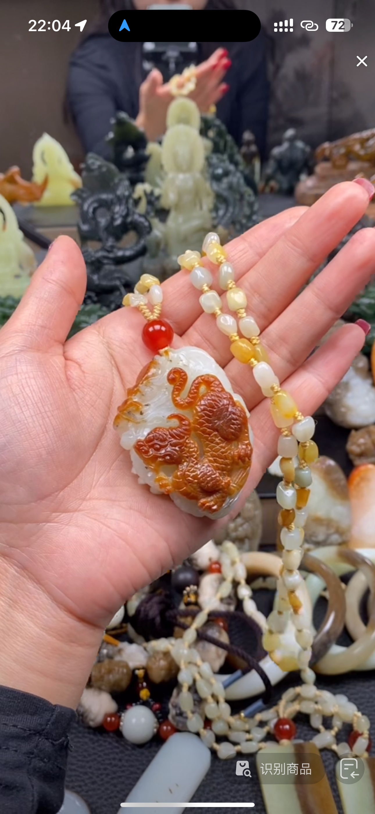 和田玉麒麟实物漂亮