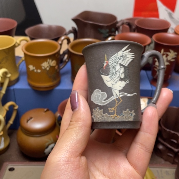 紫砂茶杯紫砂主人杯