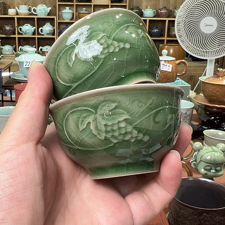 龙泉敬悦青瓷品茗杯