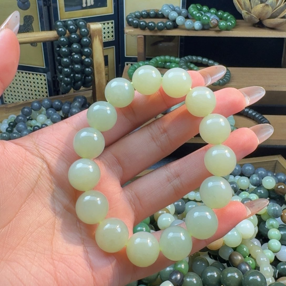 和田玉手链未镶嵌