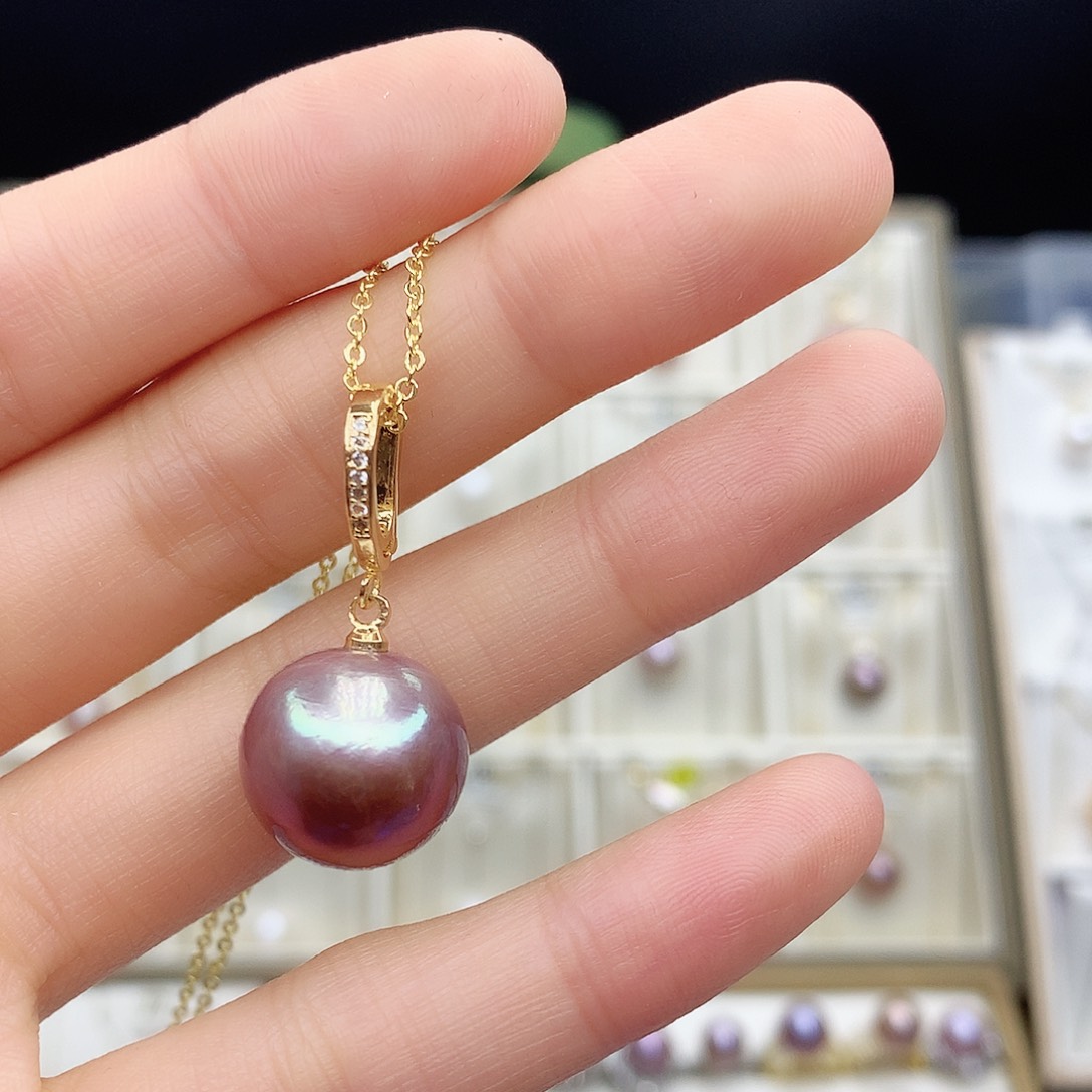 淡水珍珠颈饰合金