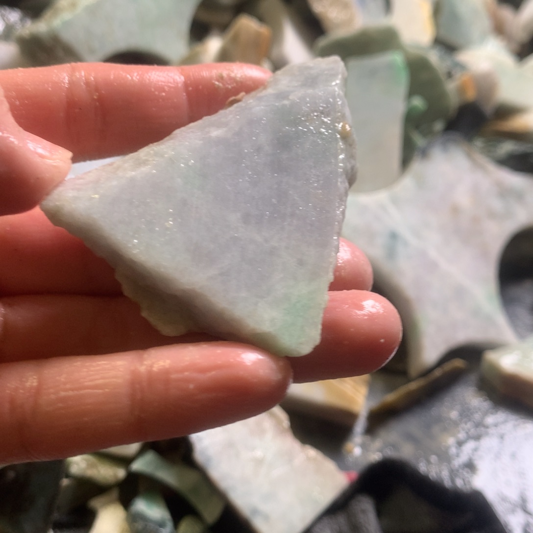 翡翠颈饰未镶嵌缅甸翡翠