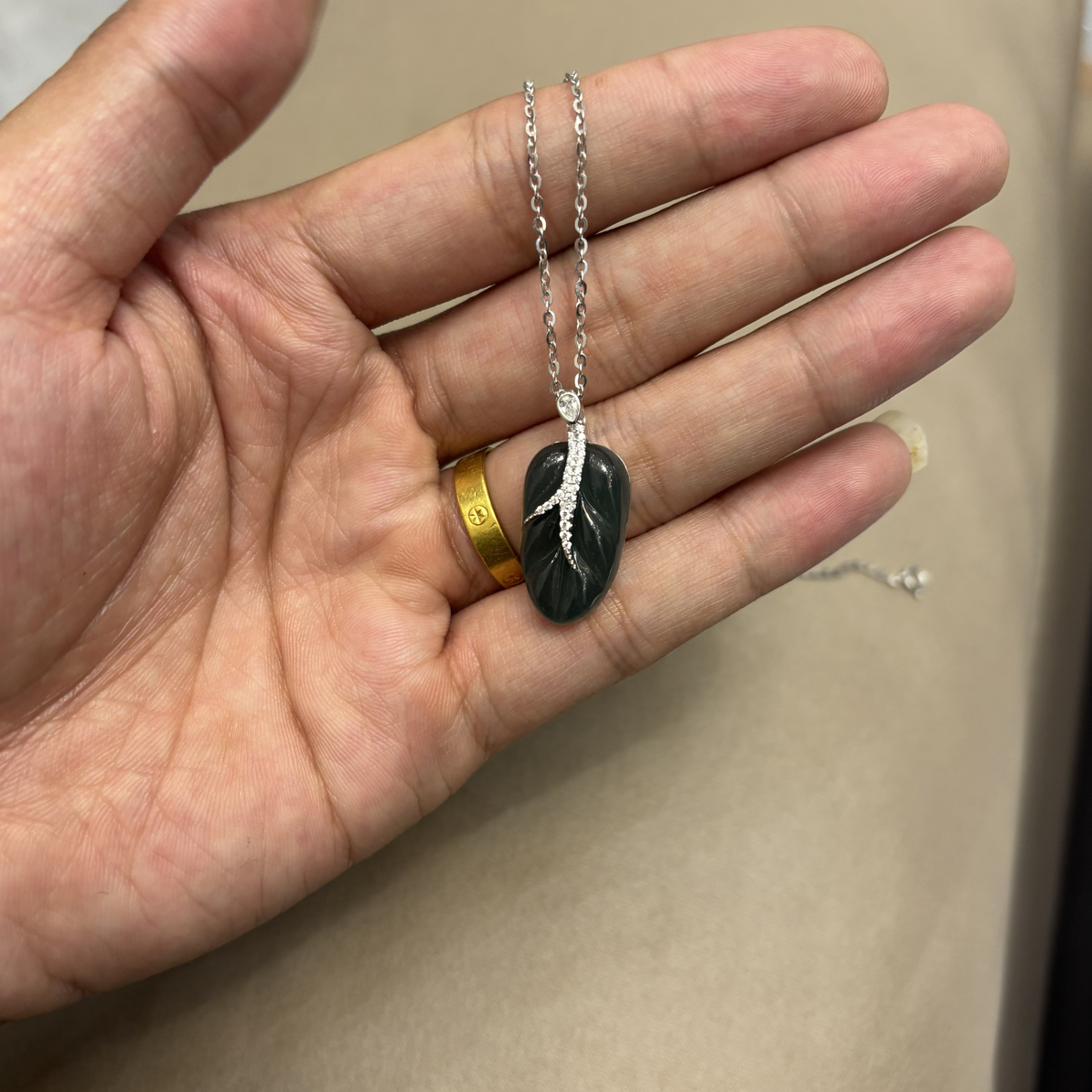 坠链均925银 纯银925银制品 喜公公手工制作的银项链