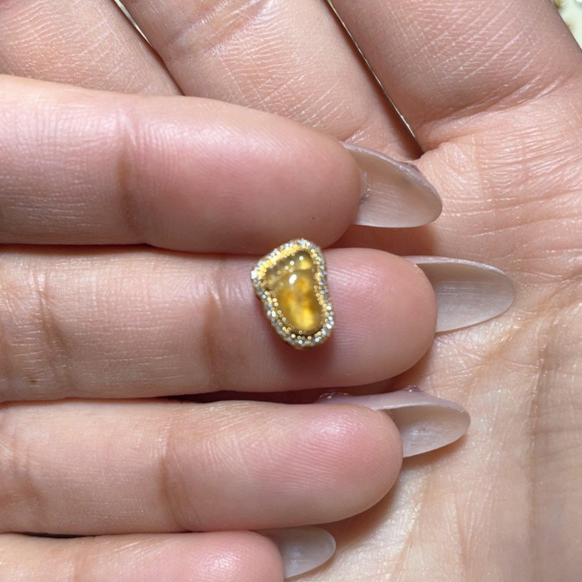 【闪购商品】翡翠吊坠(不含链)18K金镶嵌