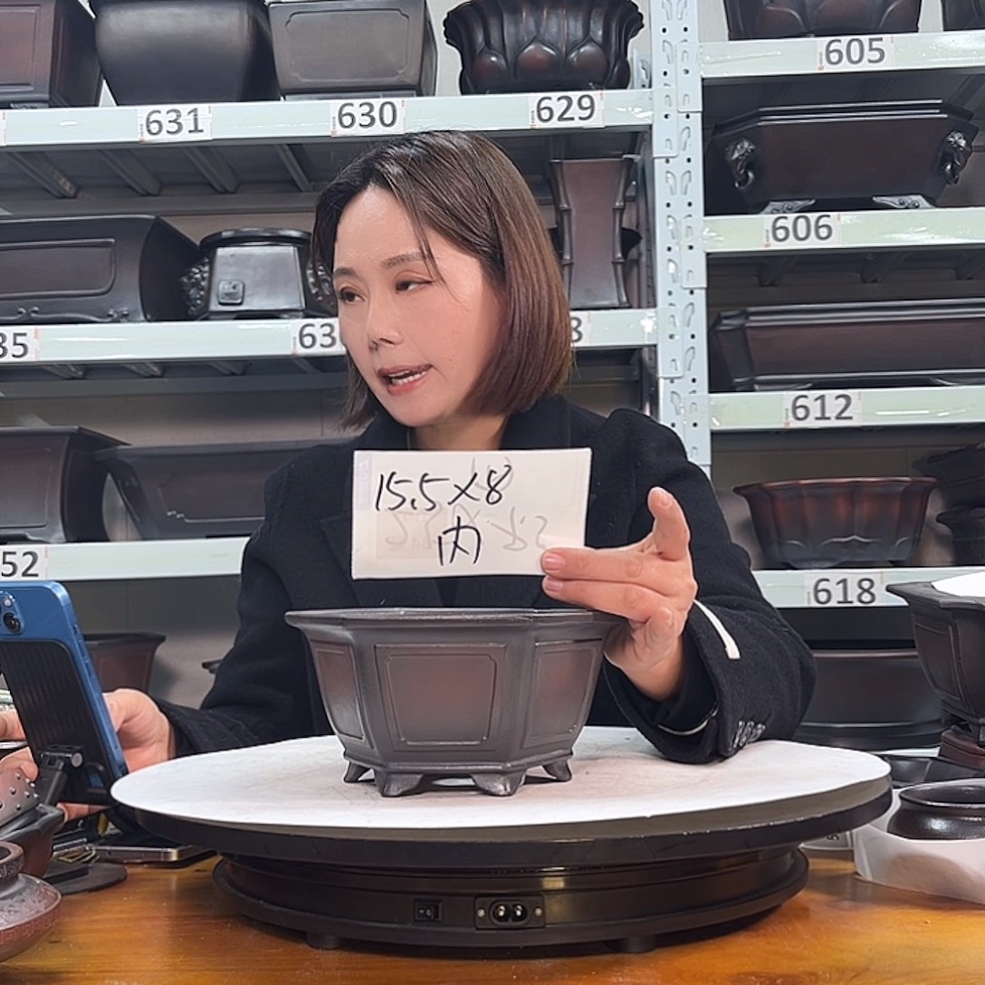 紫砂花盆宜兴紫砂35号