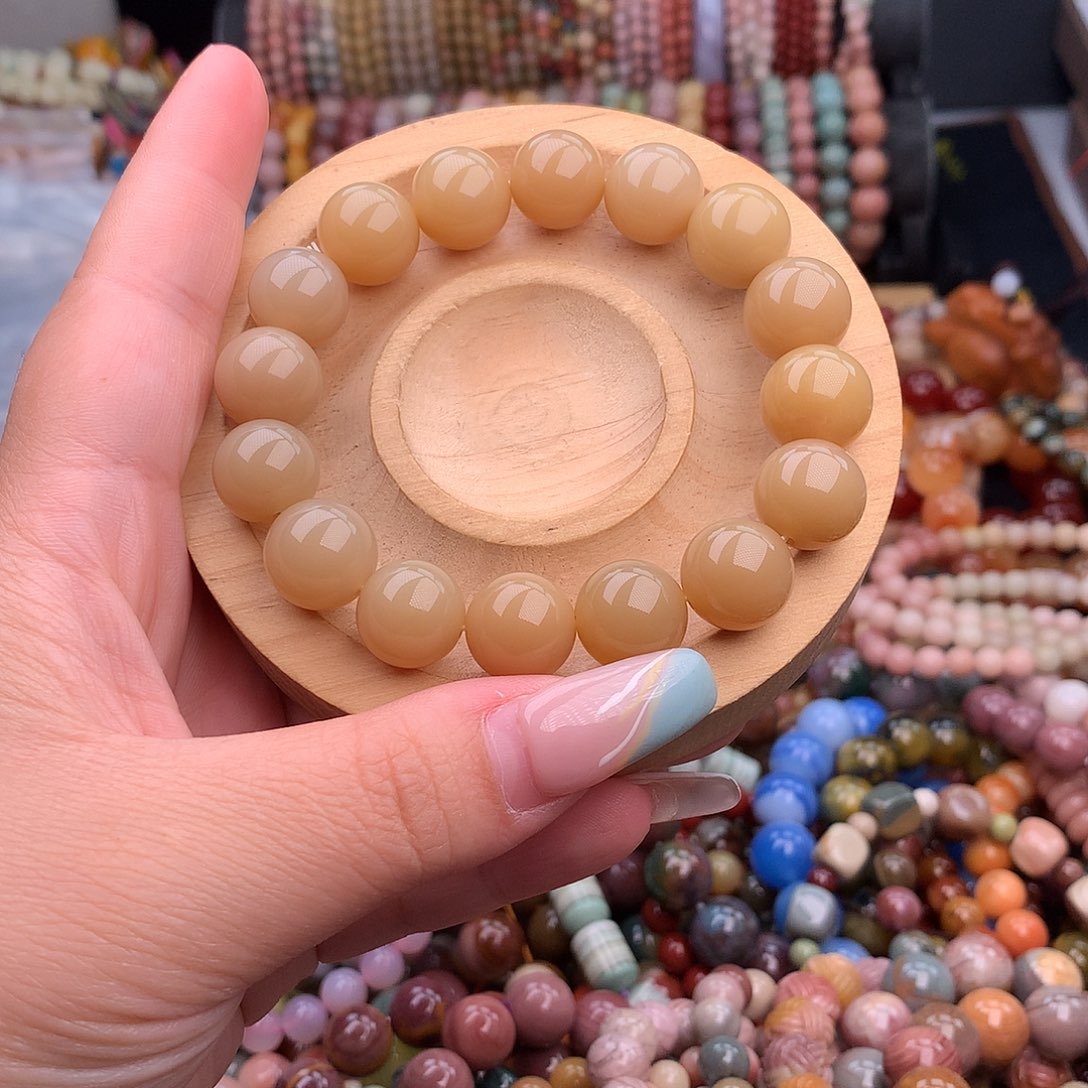 未镶嵌手串石英质玉120