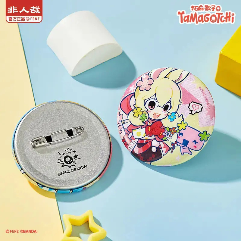 非人哉×拓麻歌子联名系列【代拆】Q版马口铁徽章动漫卡通角色盲盒