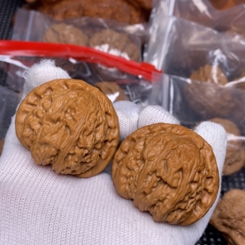 文玩核桃把件相****）白狮子43