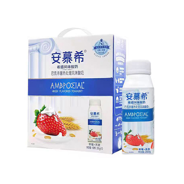 【喜盈门】伊利安慕希草莓燕麦1*10*200g/1提